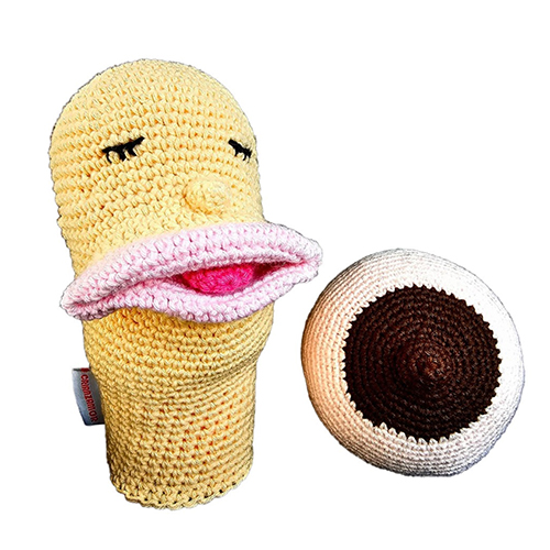 Cabeza y tetita para práctica de agarre al pecho